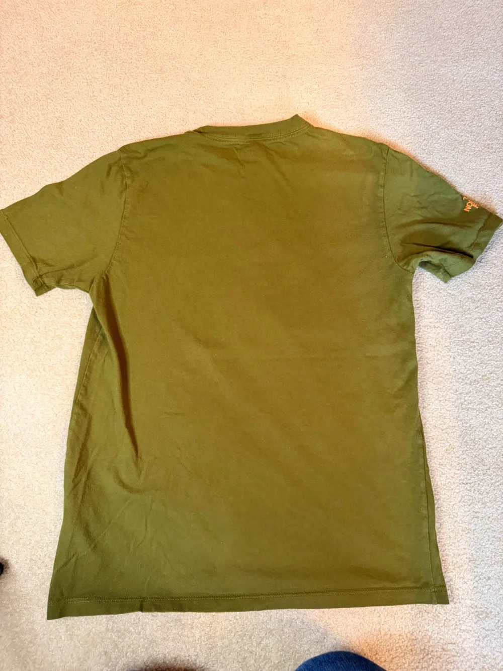 The North Face olive green